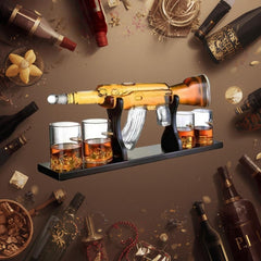 AK47 Whisky Karaf Set sfeerfoto