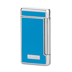 Caseti Double Jet Cigar Lighter – Lichtblauw schuin