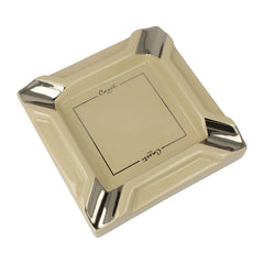 Caseti Paris Sigarenasbak Creme – Luxe Keramische Sigaren Asbak boven aanzicht