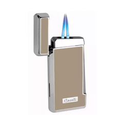 Caseti sigarenaansteker gas aansteker beige open vlam