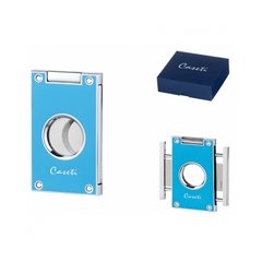 Caseti sigarenknipper licht blauw met doosje