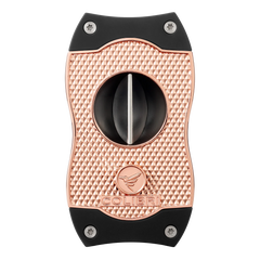 Colibri Diamond V-Cut Sigarenknipper Rosegold/Zwart Vooraanzicht