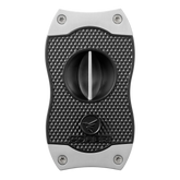 Colibri Diamond V-Cut Sigarenknipper Zwart/Chroom voorkant