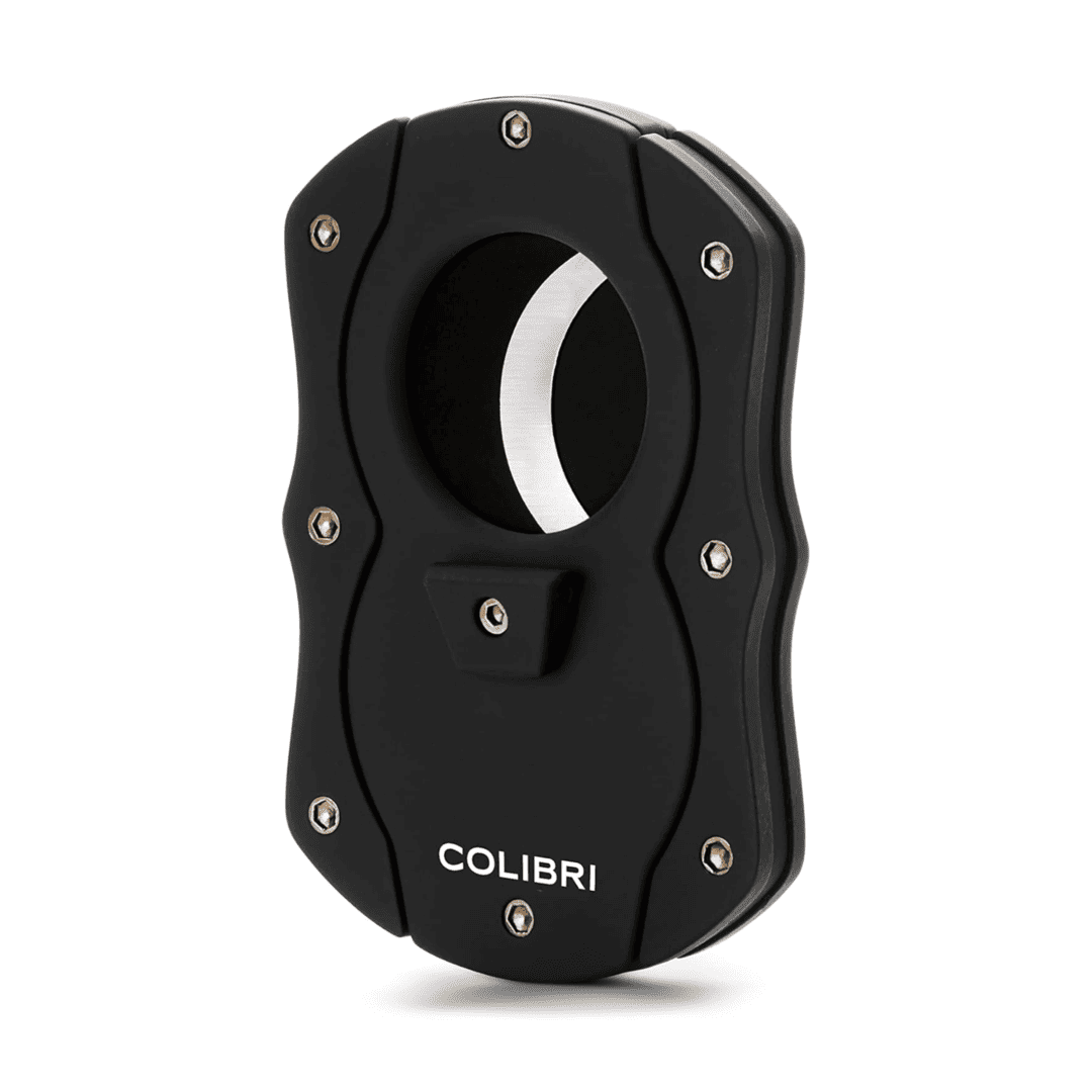 Colibri Double Guillotine Sigarenknipper Zwart Butterfly cut