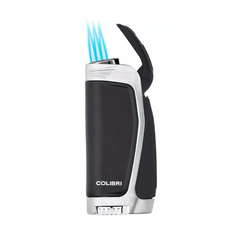 Colibri E3 Aansteker Zwart Chroom vlam