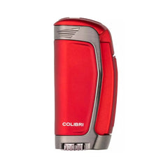 Colibri E3 Triple Jet Aansteker – Rood voorkant