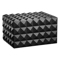 nd Quasar Humidor Zwart Mat vooraanzicht