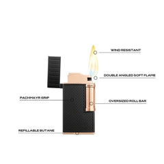 Colibri Julius Soft Flame Aansteker – Rosé Goud 2