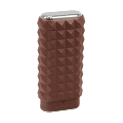 Colibri Quasar Bruin – Leren Sigarenkoker voor 3 Sigaren