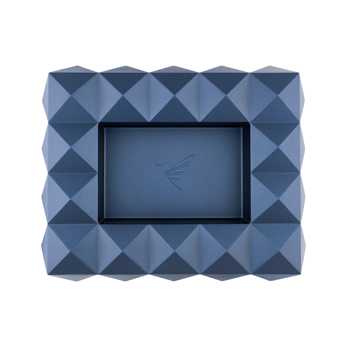 Colibri Quasar Sigarenasbak Mat Blauw  boven aanzicht