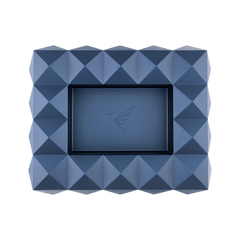 Colibri Quasar Sigarenasbak Mat Blauw  boven aanzicht