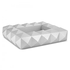 Colibri Quasar Sigarenasbak Matzilver schuin