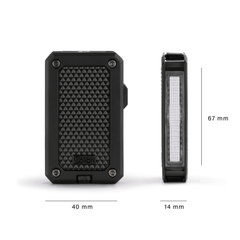 Colibri Rally Sigarenaansteker Zwart maat indicatie