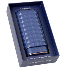 Colibri Sigarenkoker Quasar Navy Blauw Leren Sigarenetui giftbox 3