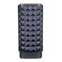 Colibri Sigarenkoker Quasar Navy Blauw Leren Sigarenetui  voorkant