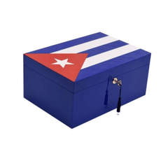 Humidor Cuba Maxi – Luxe Cederhouten Humidor schuin