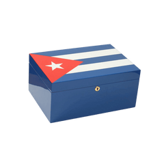 Humidor Cuba Maxi – Luxe Cederhouten Humidor voorkant