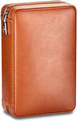 Luxe Bruine Leren Sigaren Reis Humidor -