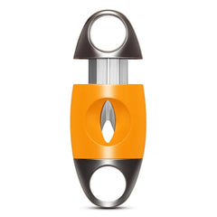 Premium Sigarenknipper V Cutter - Geel Grijs Legering Mes voor Perfecte Knip