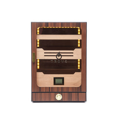 Trove Humidor sigaren kist Led Bruin voorkant