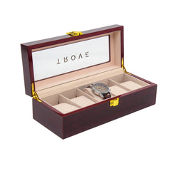 Trove horloge bewaar kist luxe 5 slots open