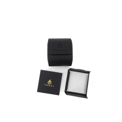 Trove horloge etui zwart 1 slots met doekje 2