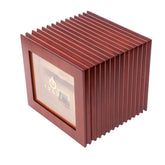 Trove sigaar humidor ribbel patroon rood bruin