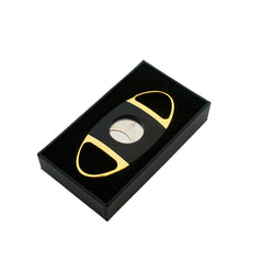 Trove sigarenknipper zwart goud in doos