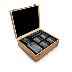 Trove whiskey set karaf met glazen open