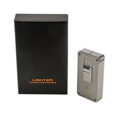 Trove Sigarenaansteker Jet Torch Gas Aansteker zilver