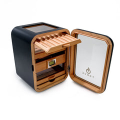 Trove sigaren humidor zwart panorama open