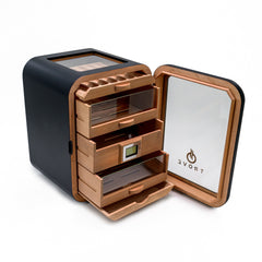 Trove sigaren humidor zwart panorama