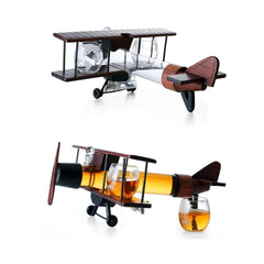 Vliegtuig Whisky Karaf Set 1