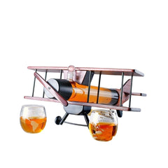 Vliegtuig Whisky Karaf Set 4