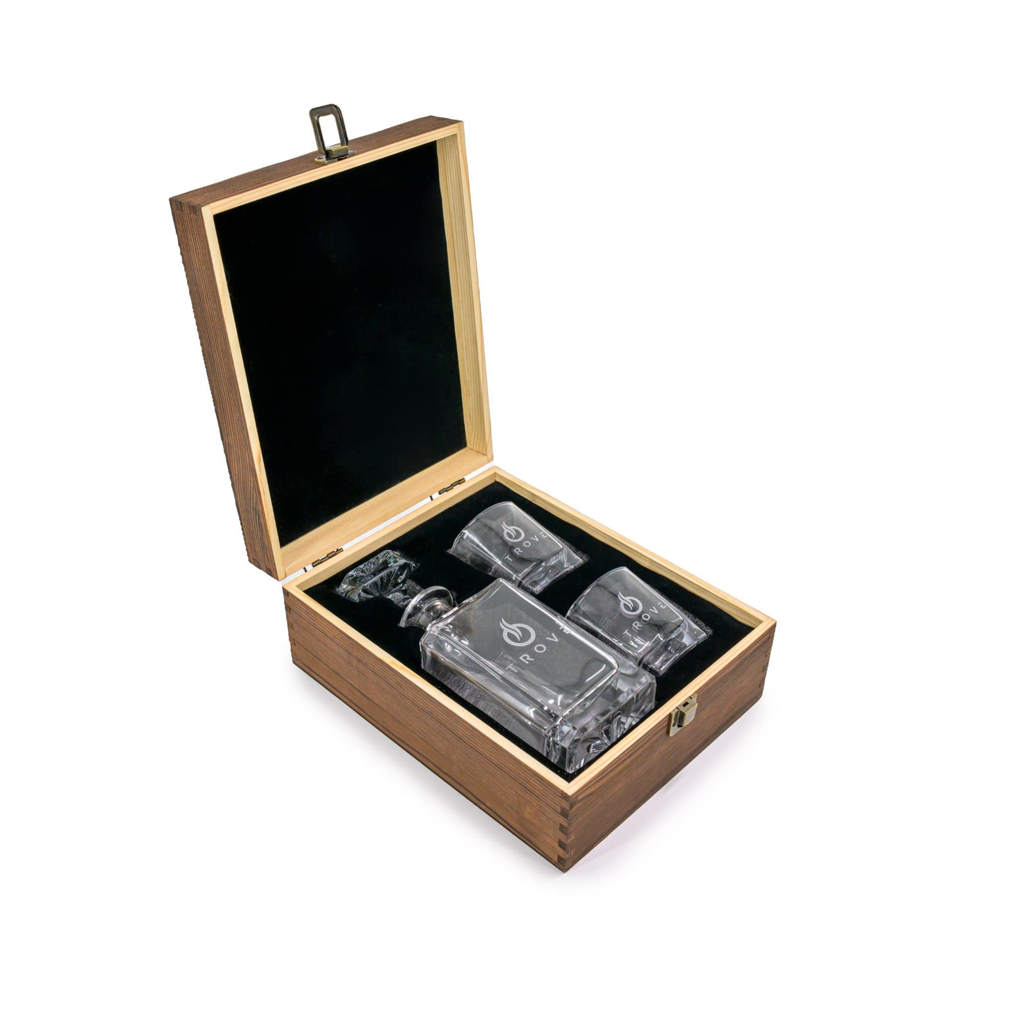 Whisky set karaf glazen open