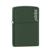 Zippo Aansteker benzine Groen Mat  staand