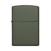 Zippo mat groen benzine aansteker