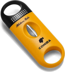 Cohiba Sigarenknipper Set Geel - 3 Stuks (Platte Knipper, V Cutter, Puncher)