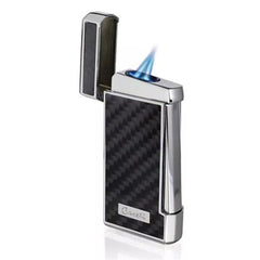 Caseti Double Jetflame Aansteker – Carbon Gasaansteker