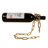 wijnfles standaard ketting goud