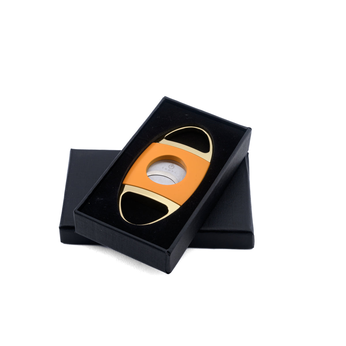 sigarenknipper trove geel goud in doos