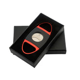 sigarenknipper zwart met rood met doosje