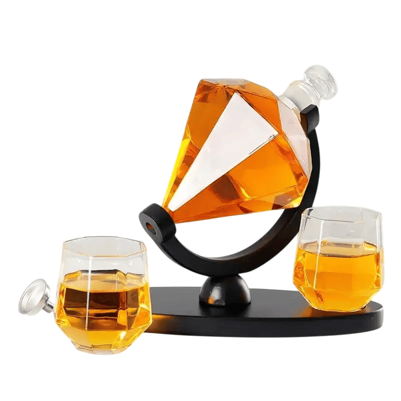 whisky karaf diamant form set
