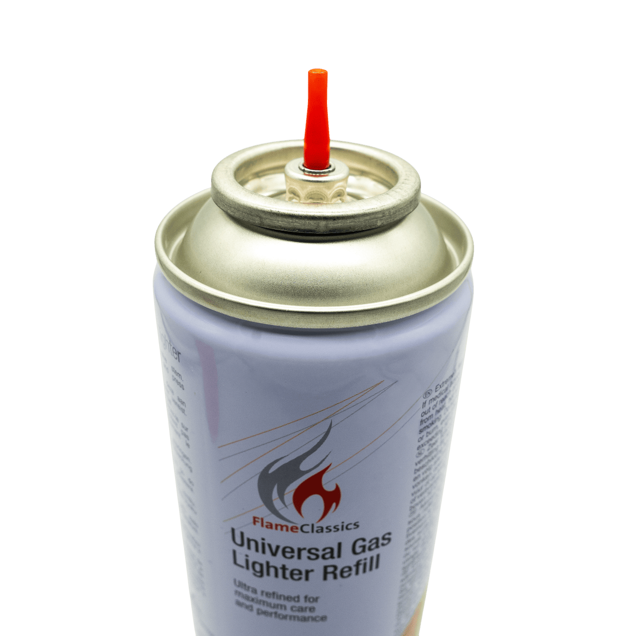 Aansteker gas navulling fles 250ml 3 close up