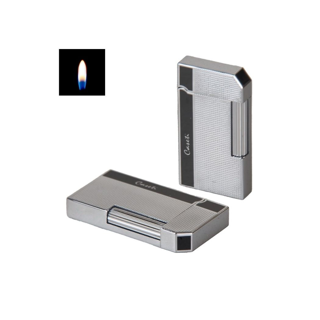  Caseti Rome Vuursteenaansteker – Chroom/Zwart sfeerfoto