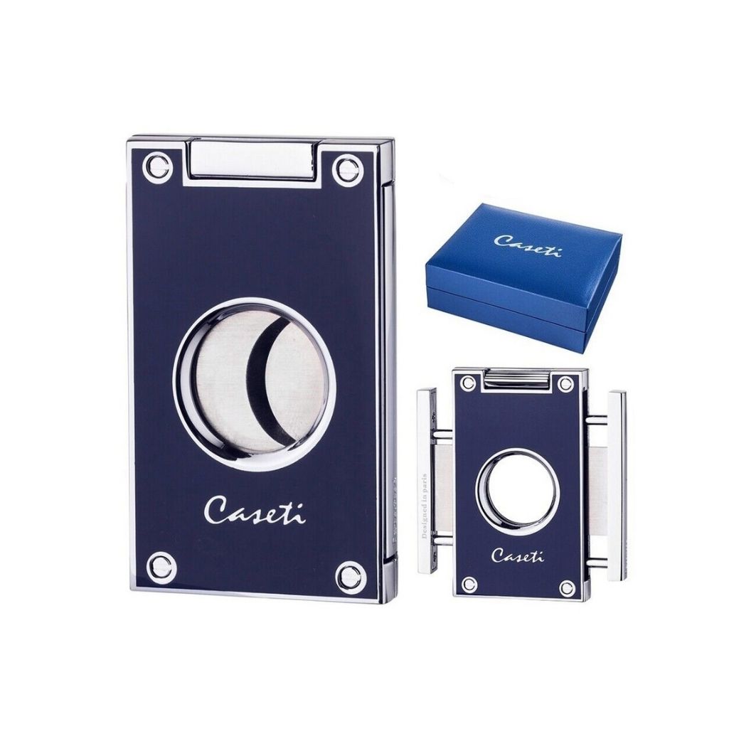 Caseti Sigarenknipper Blauw met giftbox
