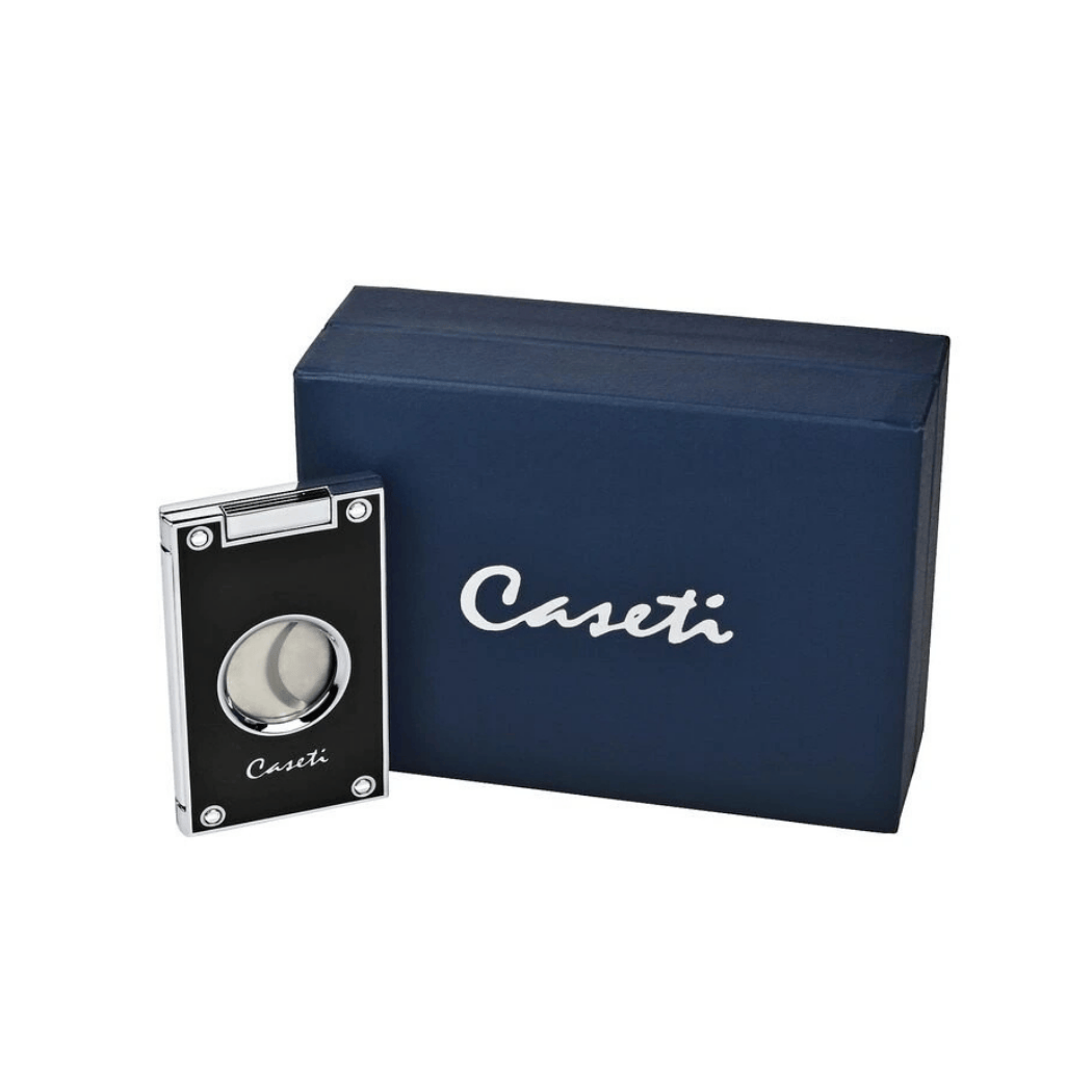 Caseti Sigarenknipper Zwart – Dubbele messen met doos