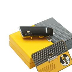 `Cohiba Sigarenaansteker Glans Zwart  liggend