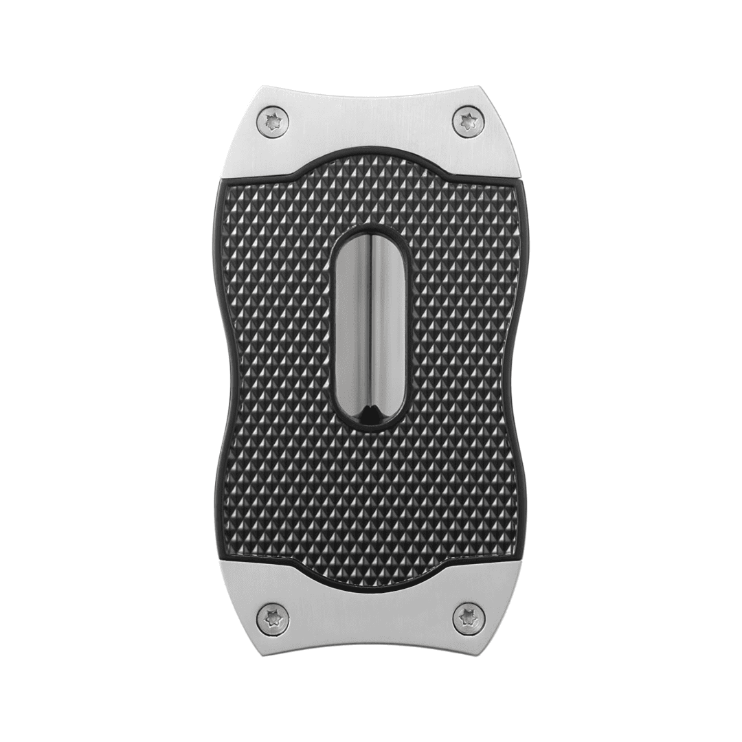 Colibri Diamond V-Cut Sigarenknipper Zwart/Chroom achterkant