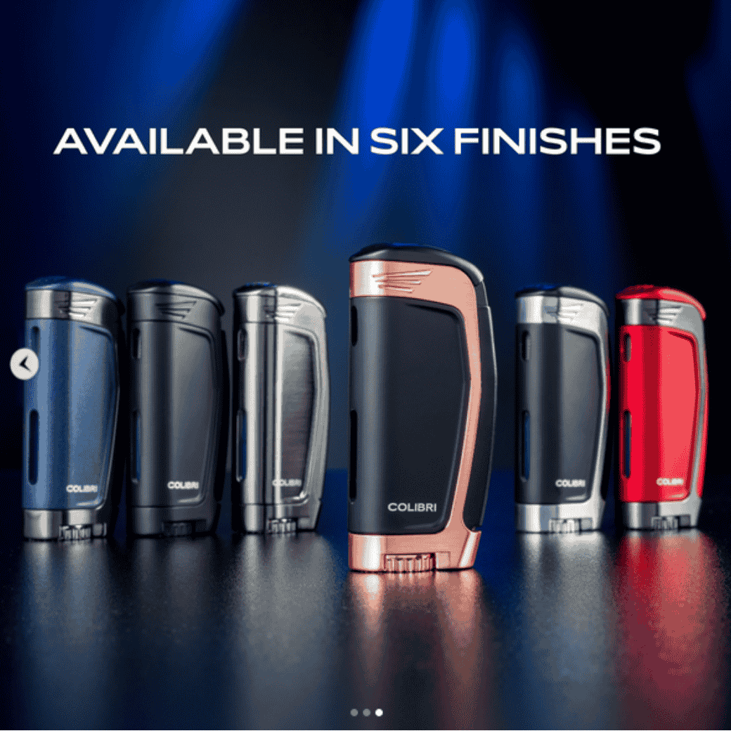 Colibri E3 Aansteker Zwart Chroom sfeer